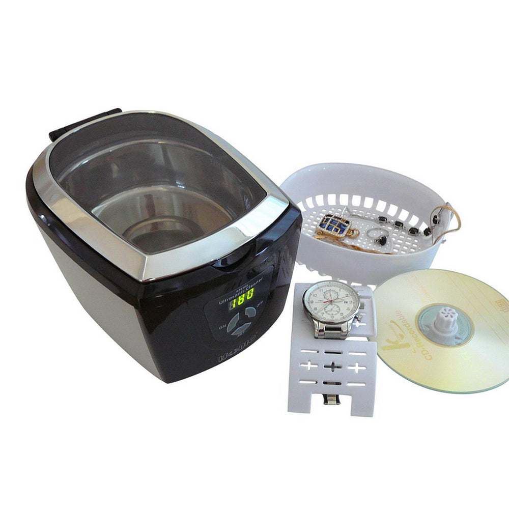 CD7810A+CSGJ01 | iSonic® Digital Ultrasonic Cleaner, with Jewelry/Eyewear Cleaning Solution Concentrate CSGJ01, 8OZ, Promotional Price!