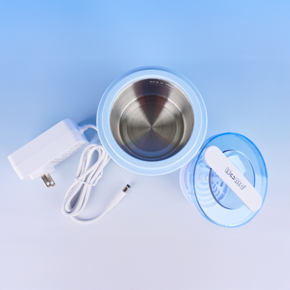 DS180 | iSonic® Ultrasonic Retainer & Denture Cleaner – Compact Design, USA Plug, 25W Full-Wave Cleaning