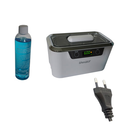 DS300+CSGJ01 | iSonic® Digital Touch Sensing Professional Ultrasonic Cleaner, with Jewelry/Eyewear Cleaning Solution Concentrate CSGJ01, 8OZ, Promotional Price!