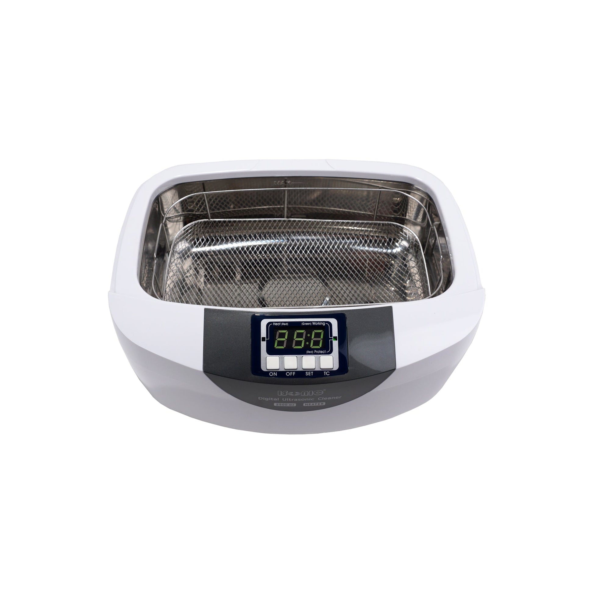 iSonic® Commercial Ultrasonic Cleaner P4820-WPB25, 2.6Qt/2.5L, 110V,  25-minute timer 