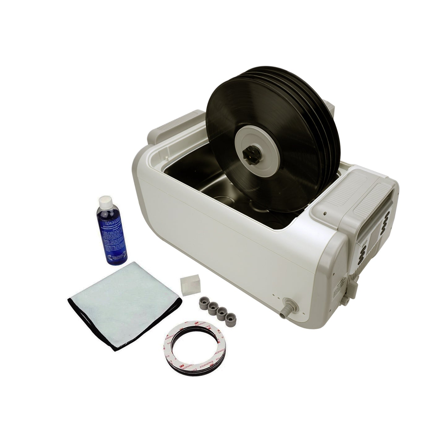 P4875II+MVR5 (almost new) | iSonic® Ultrasonic Vinyl Record Cleaner for 5-LPs, 2Gal/7.5L with heaters, Free Shipping!