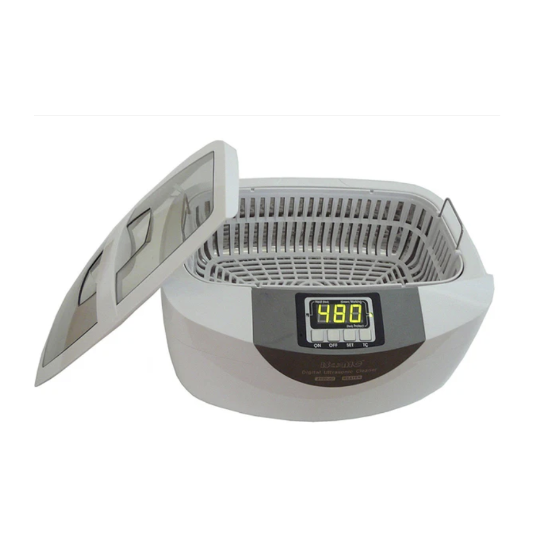 P4820 | iSonic® Ultrasonic Cleaner P4820, 2.6Qt/2.5L, 60W ultrasonic stack transducer, 80W heater