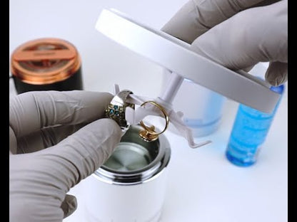 D7910B+CSGJ01 | iSonic® Digital Ultrasonic Cleaner, with Jewelry/Eyewear Cleaning Solution Concentrate CSGJ01, 8OZ, Promotional Price!