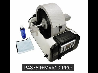 P4875II+MVR10-PRO (almost new) | iSonic® Motorized Ultrasonic Vinyl Record Cleaner for 10 LPs, with Filter and Spin Drying, 2Gal/7.5L, Free Shipping!