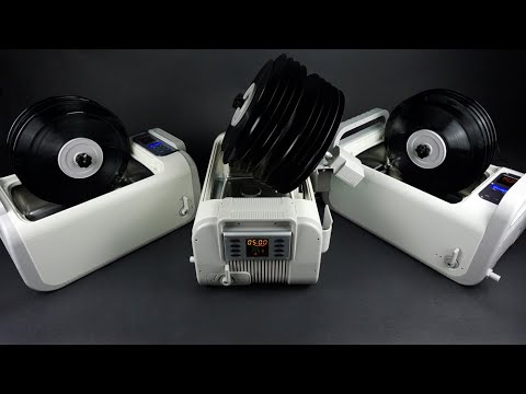 P4875II-4T-NH+MVR5 | iSonic® Ultrasonic Vinyl Cleaner for 5-LPs