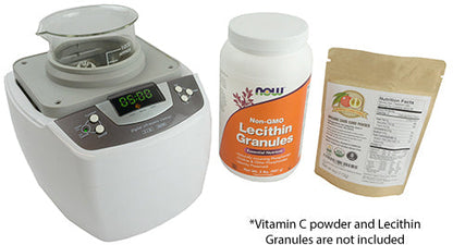 P4810+BHK01/03 | iSonic® Ultrasonic Cleaner P4810 with Beaker Holder Set (for DIY liposomal vitamin c or other supplements)