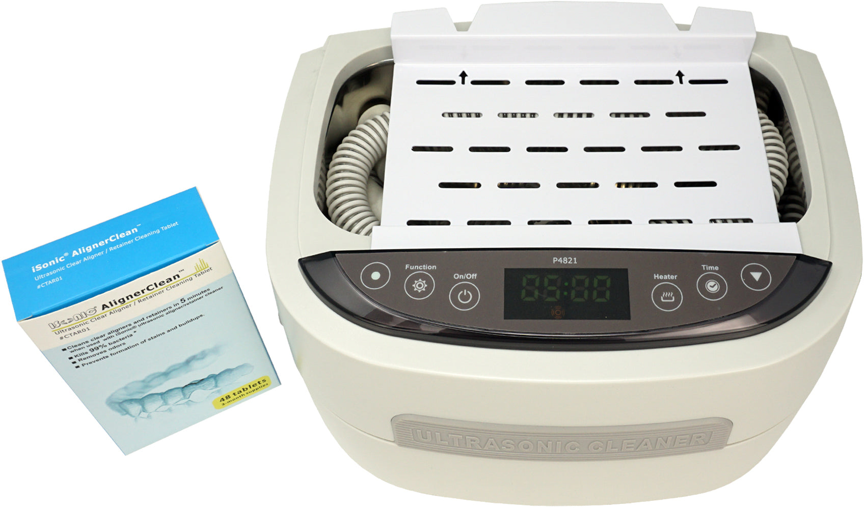 P4821-CPAP (small) | iSonic® Ultrasonic CPAP/BiPAP Cleaner, 2.5L/2.6Qt ...
