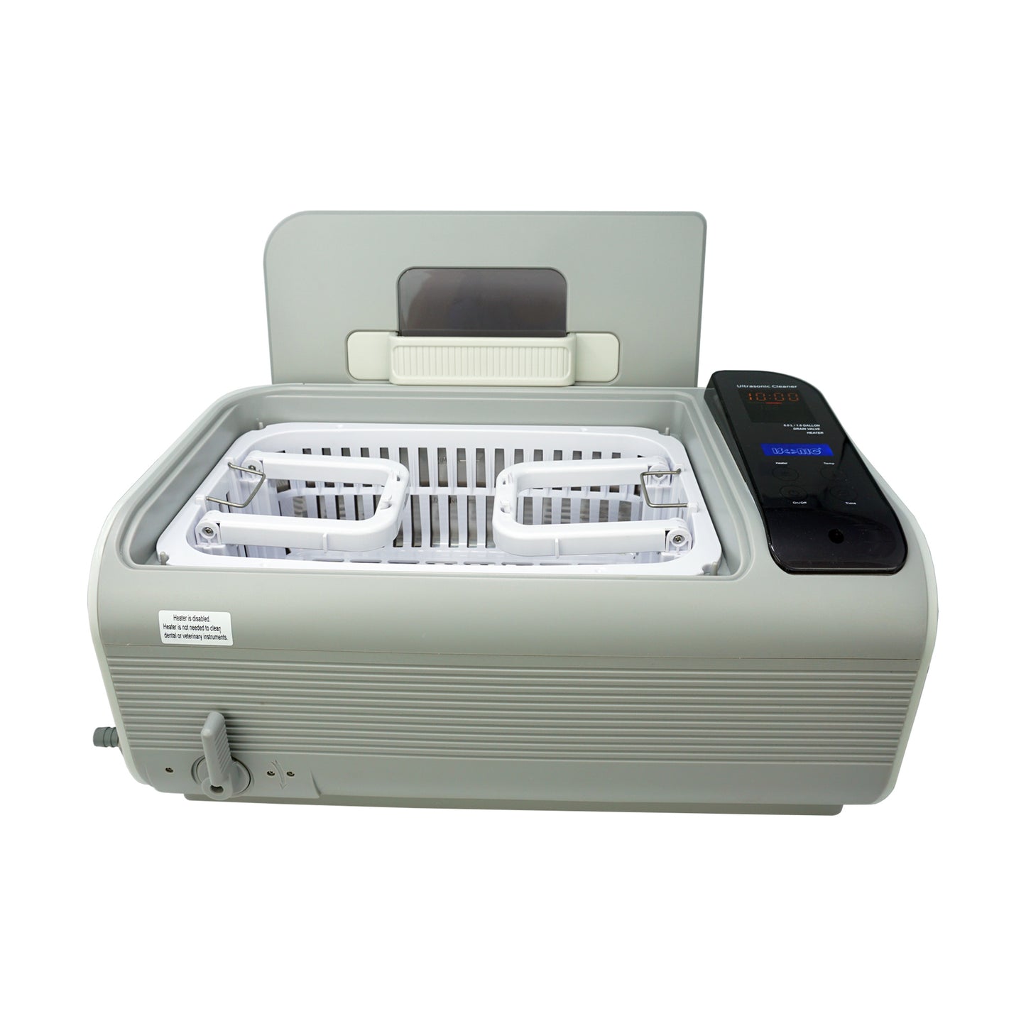 P4861 | iSonic® Ultrasonic Cleaner, 6L/1.6Gal, 110V, 30-minute timer, with heaters (Dental, Vet and medical please choose P4861-NH)