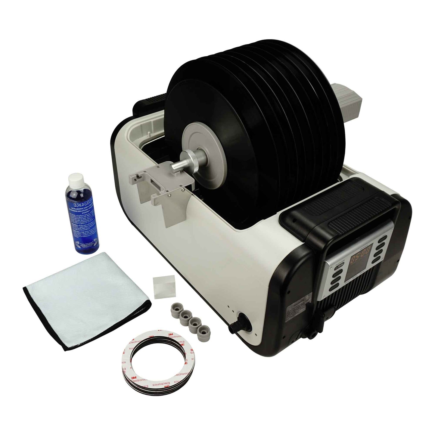 P4875II+MVR10 | iSonic® Ultrasonic Vinyl Record Cleaner for 10-LPs, 2Gal/7.5L with heaters