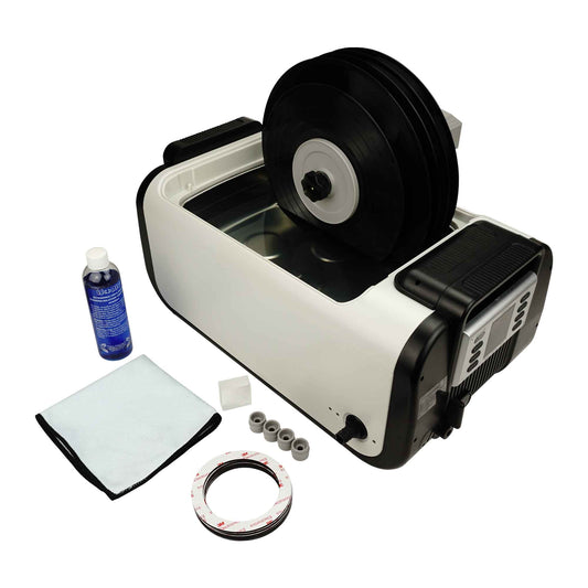 P4875II+MVR5 | iSonic® Ultrasonic Vinyl Record Cleaner for 5-LPs, 2Gal/7.5L with heaters