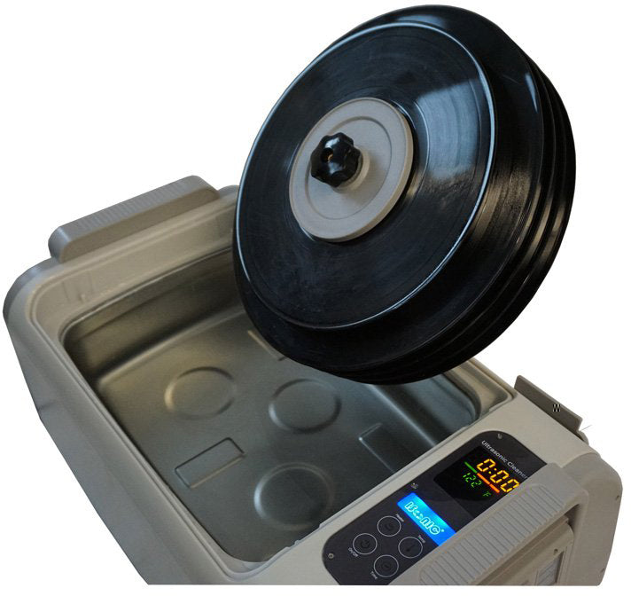 P4875II-4T-NH+MVR5 | iSonic® Ultrasonic Vinyl Cleaner for 5-LPs, 2Gal/7.5L, no heaters