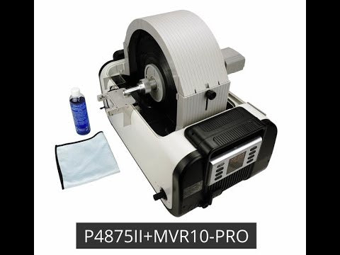 P4875-NH+MVR10  iSonic® Ultrasonic Vinyl Record Cleaner for 10